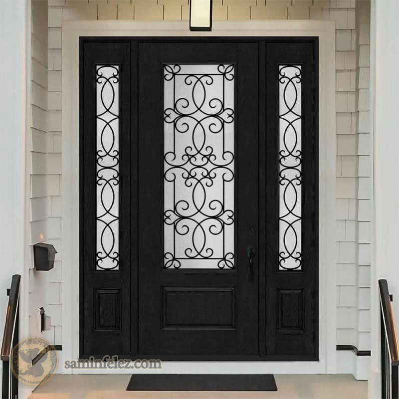 درب لابی آپارتمان سیلورا کد SL-023